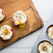 Eggs Baked in Crispy Prosciutto Baskets