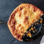 Skillet Chicken Pot Pie with Butternut Squash