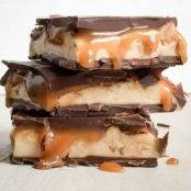 Homemade Snickers Bars