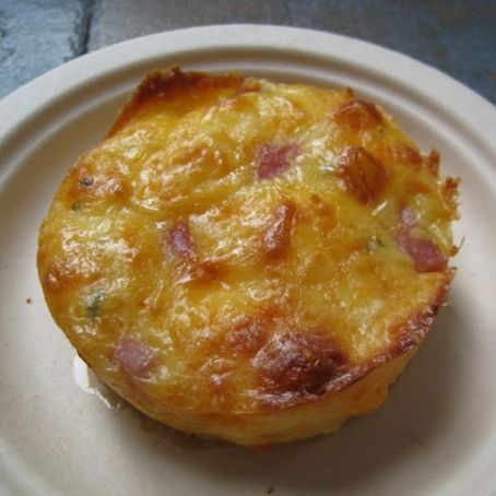 Mini Ham and Cheese Quiches