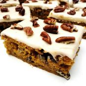 Maple Pecan Pumpkin Squares