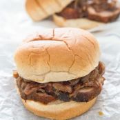 Pork Tenderloin and Onion Jam Sandwiches