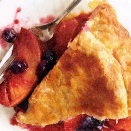 Peach-Blueberry Pie