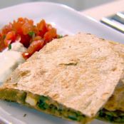 Easy Chicken-Mushroom Quesadillas