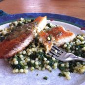 Pan Seared Talapia with lemon herb butter sauce