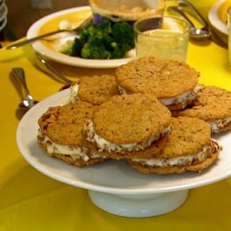 Gina's Oatmeal Cookie Ice Cream Sandwiches