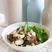 Potato Gnocchi with Garlic Butter, Mushrooms and Snails