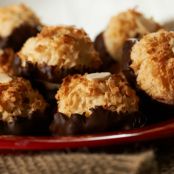 Dark Chocolate Coconut Macaroons