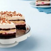 Banana Split Brownie Cake