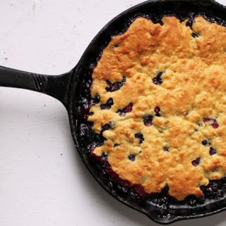 Skillet Blueberry Slump Recipe