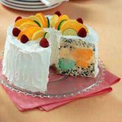 Sherbet Cream Cake Recipe