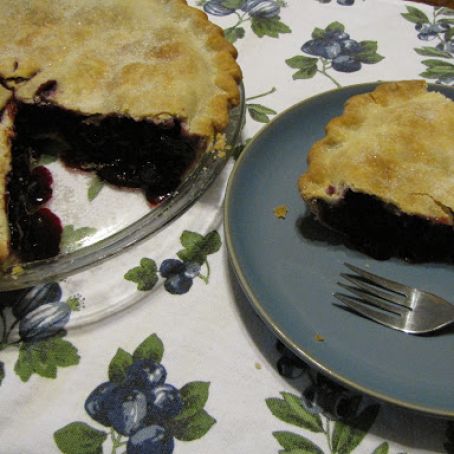 Blueberry-Haskap Berry Pie