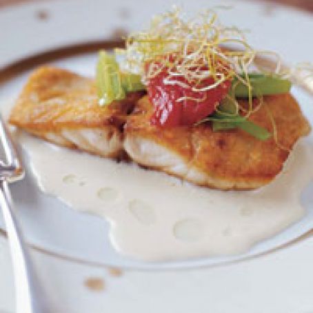 Joel Robuchon's Sautéed Bass with Lemongrass