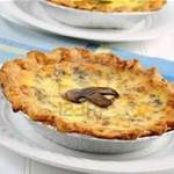 Cheese & Mushroom Quiche