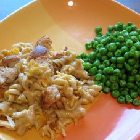 Freezer Meal Chicken Macaroni Bake