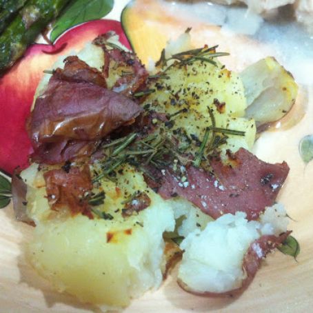 Smashed Hot Potatoes