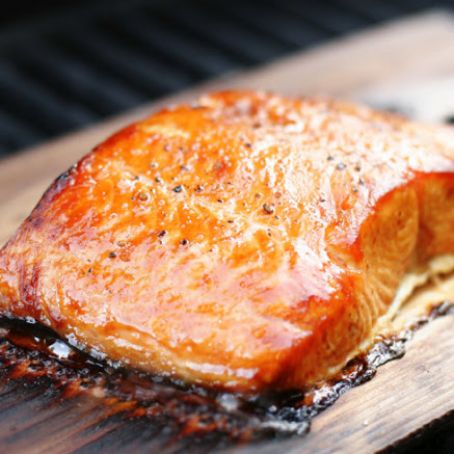 Salmon: Grilled Orange and Bourbon