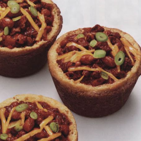 Cornbread Chili Bowls