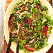 Gingered Beef & Broccoli Salad Bowl