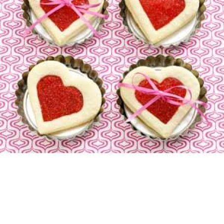 Cherry-Filled Heart Cookies