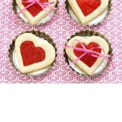 Cherry-Filled Heart Cookies