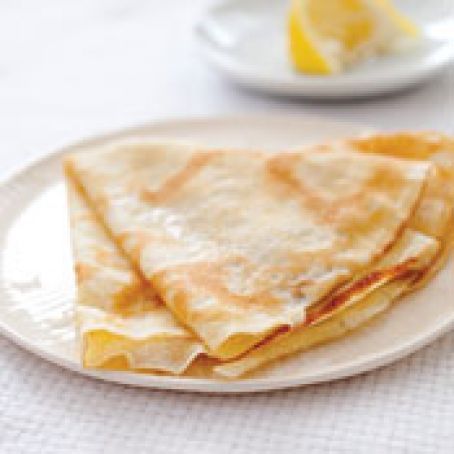 Crêpes with Sugar and Lemon