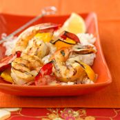 Parmesan Shrimp Skewers
