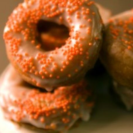 Pumpkin Spiced Donuts with Buttermilk Glaze
