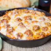 Baked Spaghetti & Meatballs