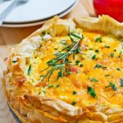 Apple and Cheddar Quiche