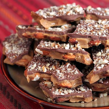Candy: Chocolate Covered Almond Toffee