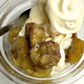 Baked Bananas Foster a la Mode
