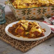 Chili-Cheese Dog Casserole