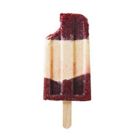Blueberry-Peach Ice Pops