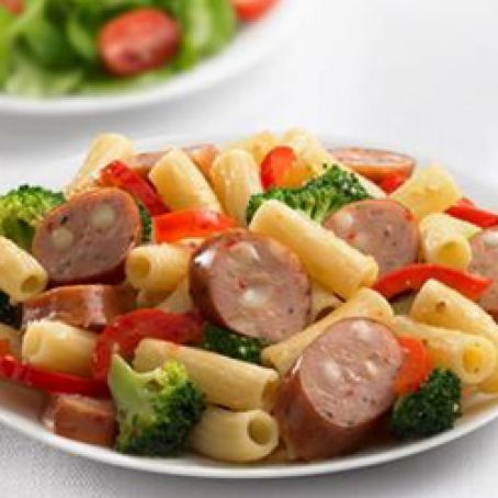 Johnsonville® Three Cheese Italian Style Chicken Sausage and Broccoli Rigatoni