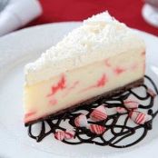 White Chocolate Peppermint Cheesecake