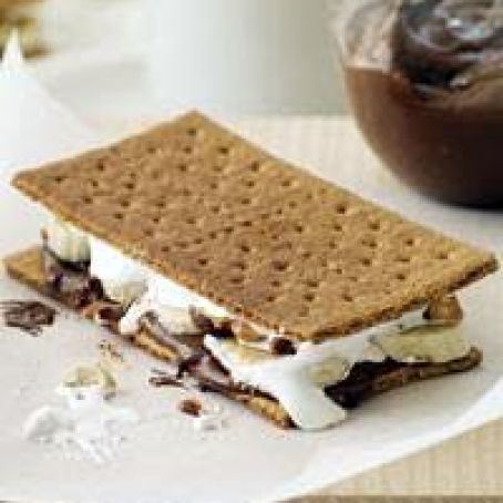 Banana-Nutella S'Mores