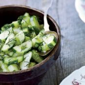 Braised Cucumbers with Dill
