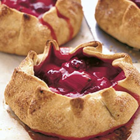 Rhubarb Raspberry Galette