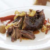 Slow-Roasted Pork Shoulder with Carrots, Onions, and Garlic