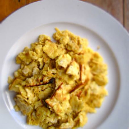 Savory Matzo Brei