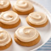 Pumpkin Cookies with Browned Butter Icing