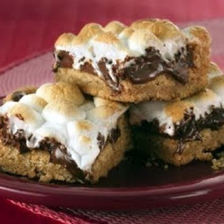 Toasted Marshmallow S'more Bars
