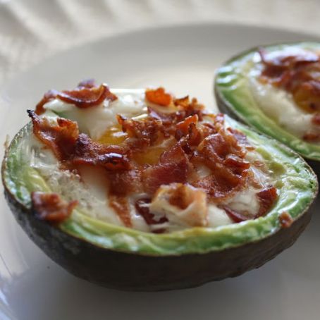 Avocado Bacon and Eggs