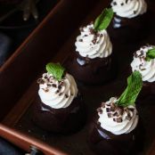 Mint Chocolate Mini Cupcakes