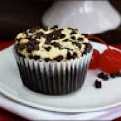 HG's Double-Decker Fudgy Cheesecake Cupcakes
