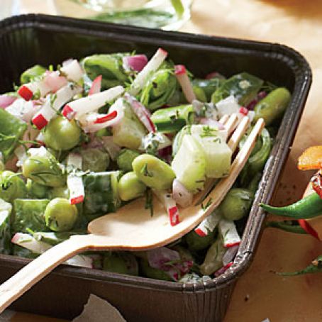 Cucumber-and-Sugar Snap Salad