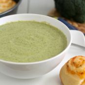 Lightened Up Broccoli-Cheddar Soup