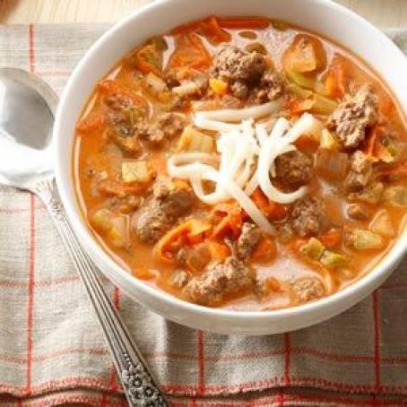 Soup: Stuffed Sweet Pepper Soup Recipe