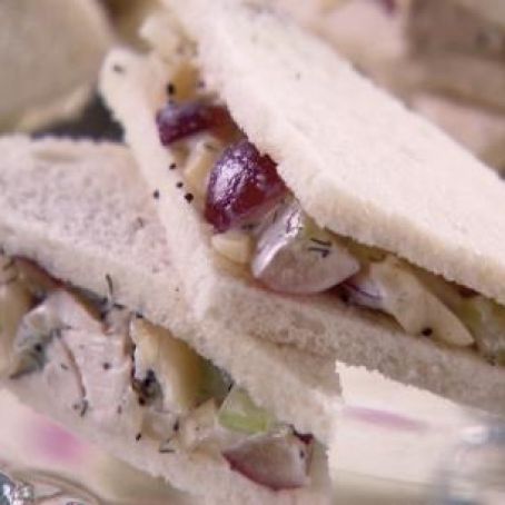 Chicken Poppy Seed Salad Sandwiches